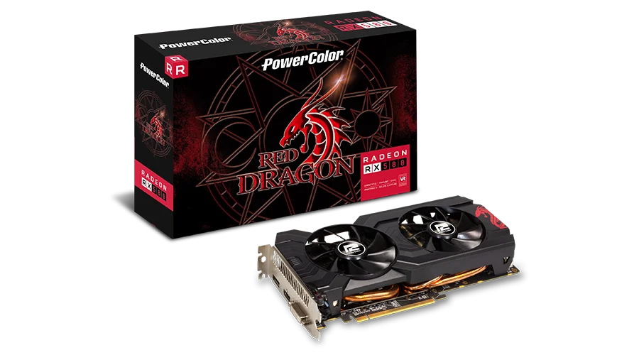 PowerColor Red Dragon Radeon RX 580 8GB GDDR5 (AXRX 580 8GBD5-DHD)
